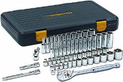 GEARWRENCH 56 Pc. 3/8 Drive 6 Pt. 120XP Tool Set, SAE/Metric 80550P