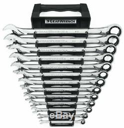 GEARWRENCH 85199 13 Piece SAE XL Ratcheting Combination Wrench Set