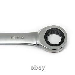 GEARWRENCH Combination Ratcheting Wrench Set 16-Piece+72-Tooth With Plastic Rack