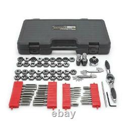 GEARWRENCH SAE Metric Ratcheting Tap Die Set Storage Case Hand Tools 75 Piece