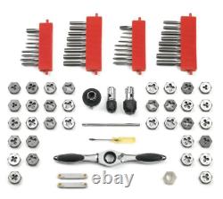 GEARWRENCH Tap Die Set SAE/Metric 5 Degree Ratcheting Twist Lock System 75-Piece