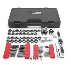 GEARWRENCH Tap Die Set SAE/Metric 5 Degree Ratcheting Twist Lock System 75-Piece