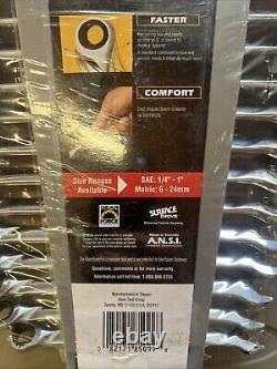 GEARWRENCH XL Ratcheting Combination Metric Wrench Set 16 Pc, 12 Point 85099