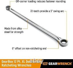 GEAWRENCH 12 Pc. Gearbox XL Ratcheting Wrench Set, Metric 85988