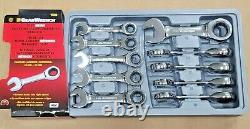 GearWrench 10pc Metric Stubby Ratcheting Combo Wrench Set 10-19mm #9520