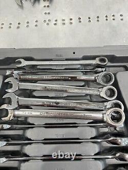 GearWrench 12-Pc 12-Pt Metric XL GearBox Double Ratchet Wrench Set