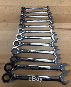 GearWrench 12 Piece, Reversible, Ratcheting Combo Metric Wrench Set-All Metal