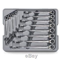 GearWrench 12 Piece X-Beam Reversible Ratcheting Wrench Set Metric 85388