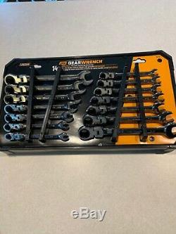 GearWrench 14 Piece Sae/metric Flex Head Ratcheting Wrench Set