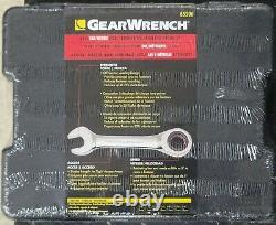 GearWrench 14pc SAE & Metric Stubby Ratcheting Combo Wrench Set #85206