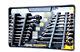 Gearwrench 18pc Sae/metric Combination Ratcheting Wrench Set. With Carrying Case