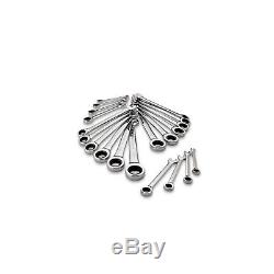 GearWrench 20 Pc Ratcheting Combination Wrench Set SAE Standard METRIC Mod 35720