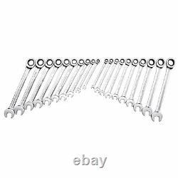 GearWrench 20-Piece Inch & Metric Combination Ratcheting Wrench Set
