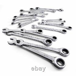 GearWrench 20-Piece Inch & Metric Combination Ratcheting Wrench Set