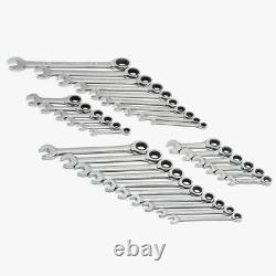 GearWrench 32pc SAE/Metric Ratcheting Combination Wrench Set 39327 NEW