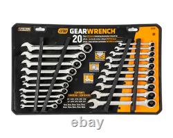 GearWrench 35720 20 pcs Ratcheting Wrench Set