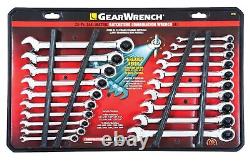GearWrench 35720 Ratcheting Combination Wrench Set, 20 Piece