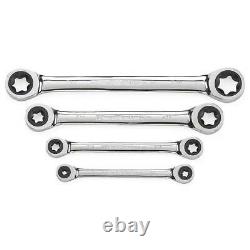 GearWrench 4 Piece External Torx Double Box End Ratcheting Wrench Set E6 E24