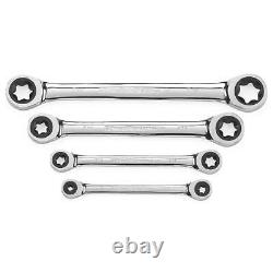 GearWrench 4 Piece External Torx Double Box Ratcheting Wrench Set E6 E24