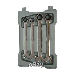 GearWrench 4 Piece Large Metric Ratcheting Wrench Set 21 25mm