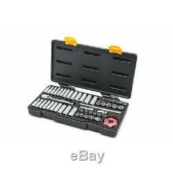 GearWrench 80300P 51pc 1/4 Drive 6pt SAE/Metric Socket Set with120 Tooth Ratchet
