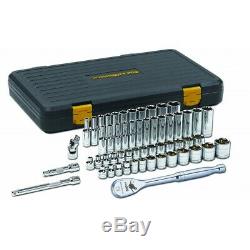 GearWrench 80550P 56 Piece 3/8 Drive 6pt SAE/Metric Socket Set with 120XP Ratchet