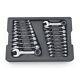 Gearwrench 81903 Stubby Standard Sae Metric Non Ratcheting Wrench Set