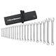 Gearwrench 81916 22 Pc. Long Pattern Combination Non-ratcheting Wrench, Metric