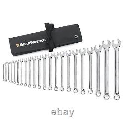 GearWrench 81916 22 pc. Long Pattern Combination Non-Ratcheting Wrench, Metric