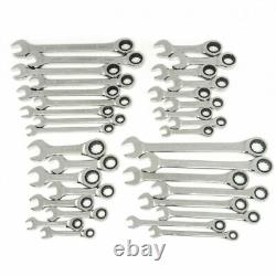 GearWrench 85034 34 Pc. 72-Tooth 12 Point SAE/Metric Wrench set new