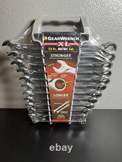 GearWrench 85098 12-Piece 12-Point XL Combination Metric Ratcheting Wrench Set