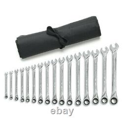 GearWrench 85099R 16 pc. X-Large XL Metric Ratcheting Combination Wrench Set