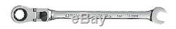 GearWrench 85698 12 Piece XL Locking Flex-Head Ratcheting Combination Wrench Set