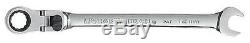 GearWrench 85698 12 Piece XL Locking Flex-Head Ratcheting Combination Wrench Set