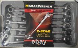 GearWrench 85888 12 Piece Set Metric X-Beam Combination Ratcheting Wrench Set