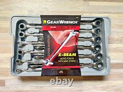 GearWrench 85888 12 Piece Set Metric X-Beam Combination Ratcheting Wrench Set