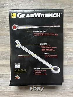 GearWrench 85888 12 Piece Set Metric X-Beam Combination Ratcheting Wrench Set