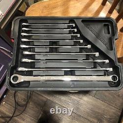 GearWrench 85998 9 Piece Set SAE XL GearBox Ratcheting Wrench Set