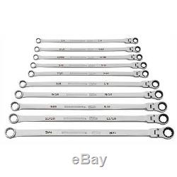 GearWrench 86142 120XP Universal Spline SAE XL Flex head Double Box Wrench set