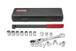 GearWrench 89000 Serpentine Belt Tool Set with Locking Flex Head Ratcheting Wrench