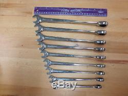 GearWrench 9 Pc, XL X-Beam, Metric, Ratcheting Combination Wrench Set (10-19mm)