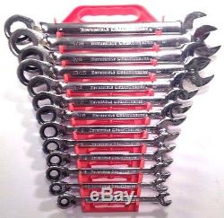 GearWrench EHT9509 13-Piece SAE Reversible Combination Ratcheting Wrench Set