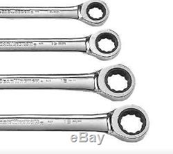 GearWrench Metric Double Box End Ratcheting Wrench Tool Set 6 Piece Wrenches Kit