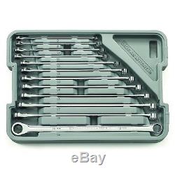 GearWrench Ratcheting Box Wrench Extra Long 12 Piece Mechanic Set Metric Tools