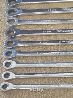 GearWrench Ratcheting Ratchet Wrench Set Metric 19mm to 8mm Box End
