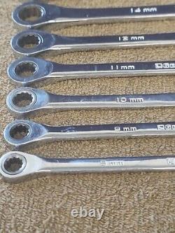 GearWrench Ratcheting Ratchet Wrench Set Metric 19mm to 8mm Box End