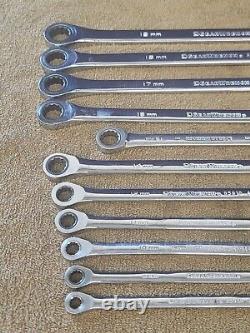 GearWrench Ratcheting Ratchet Wrench Set Metric 19mm to 8mm Box End