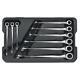Gearwrench Ratcheting Wrench 9 Piece Set Sae X Beam Hand Tool Silver New