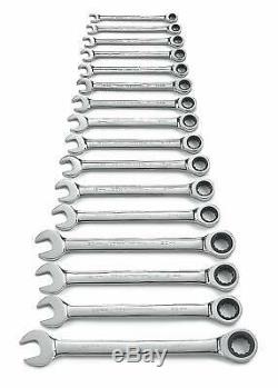 GearWrench Ratcheting Wrench Set Ratchet Sets Metric Wrenches Tools 16-Piece