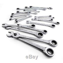 GearWrench SAE/Metric Combination Ratcheting Wrench Set (20-Piece)